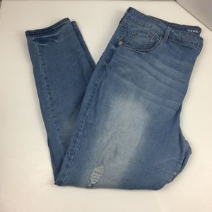 Old Navy Rockstar High Rise Distressed Cotton Jean